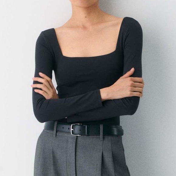 Babaton Aritzia Contour Square-neck Bodysuit - Picture 3 of 11